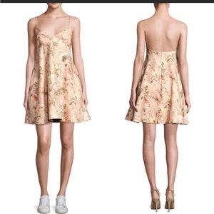 ZIMMERMANN Flared Floral Bowerbird Linen Sun Dress Size 1